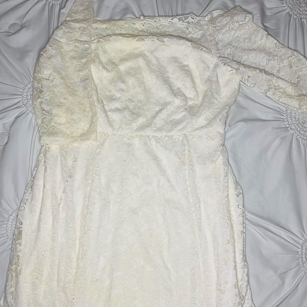 Torrid long dress with tail